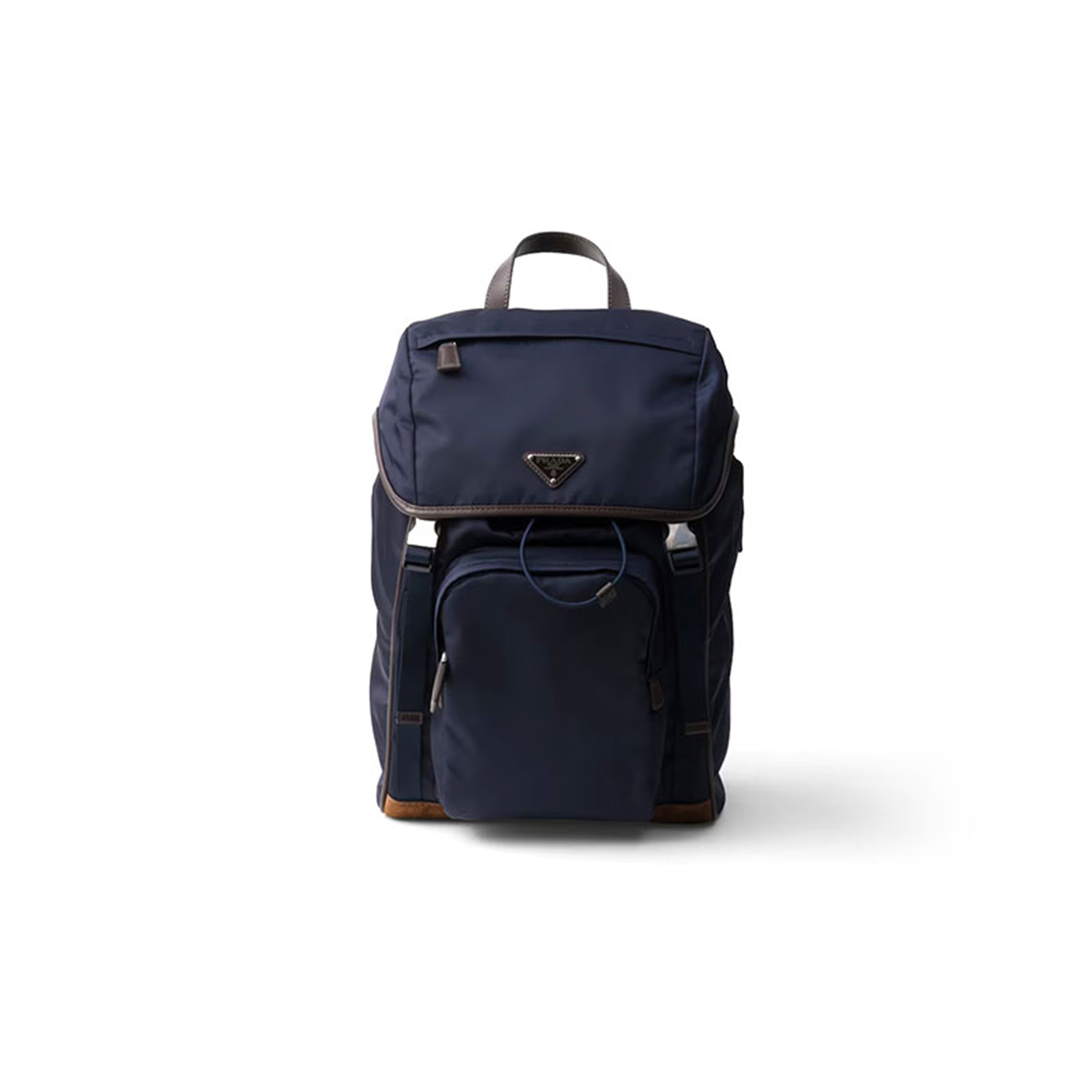 PRADA RE-NYLON AND LEATHER BACKPACK 2VZ135 (45*27*17cm) 